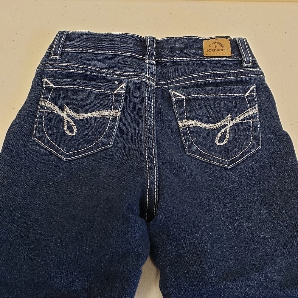 Jordache Bootcut Blue Jeans Girls Size 5T - Picture 3 of 7